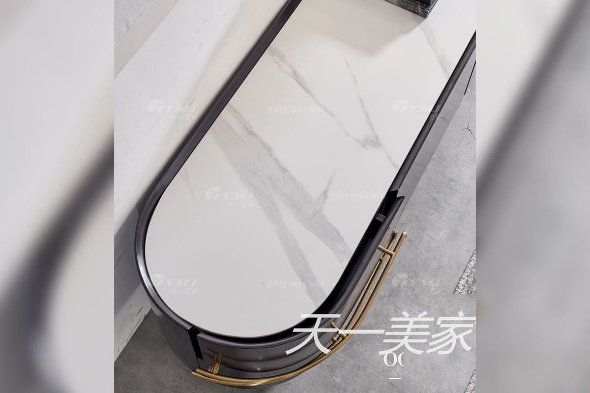 极简风格家具水多视频直播别墅会所大宅简约E0级环保板黑色电视柜WD601电视柜